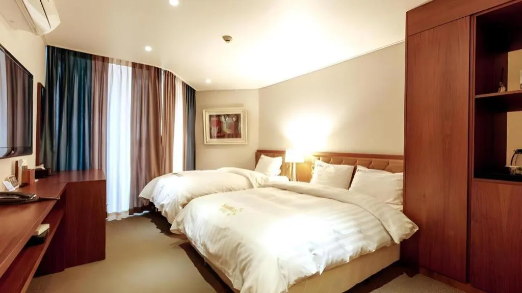 Bed in Hotel One Byeonsan