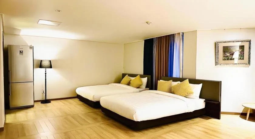 Bed in Hotel One Byeonsan