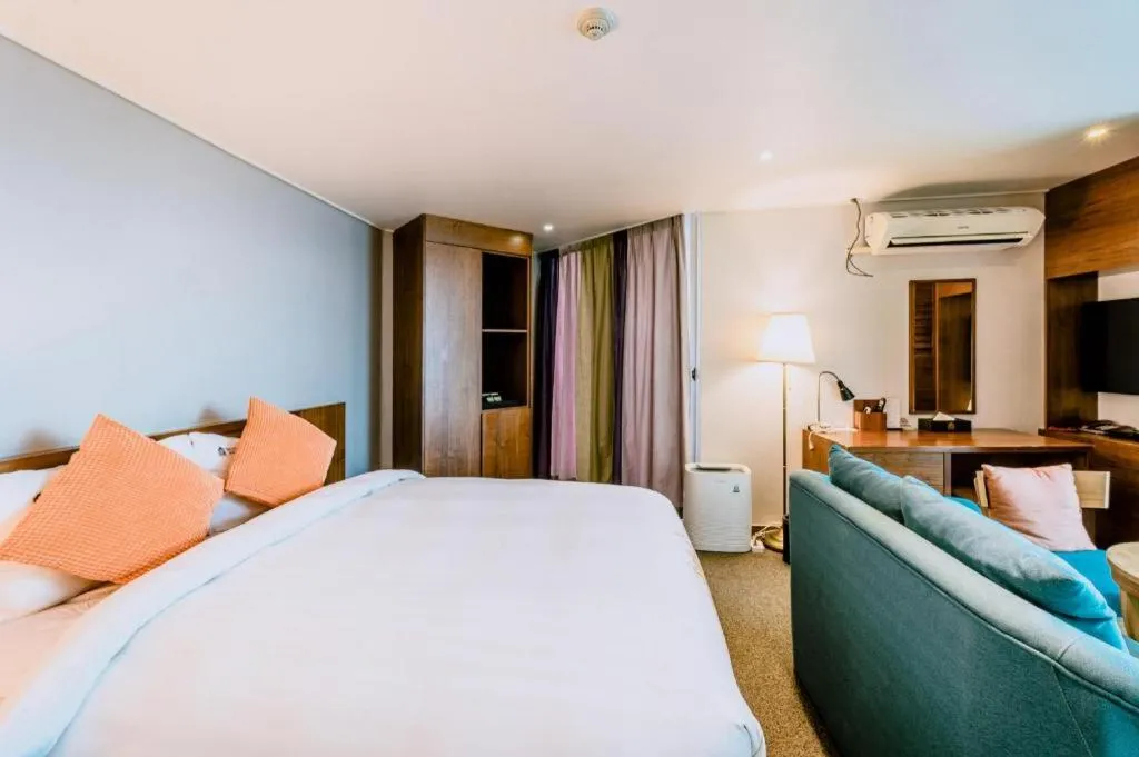 Bed in Hotel One Byeonsan