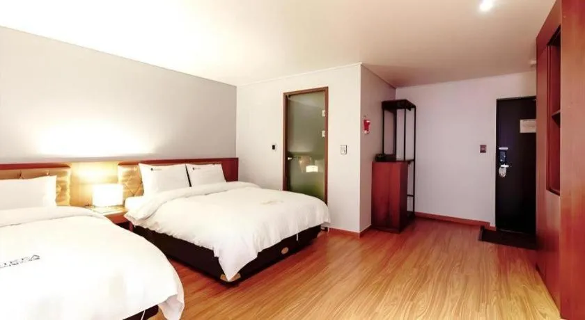 Bed in Hotel One Byeonsan