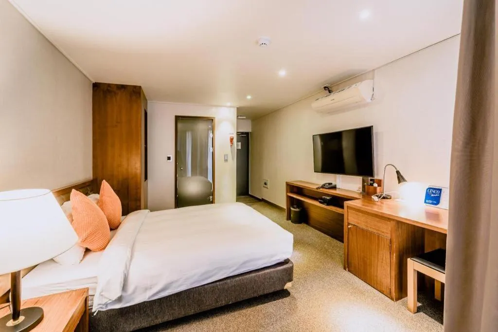 Bed in Hotel One Byeonsan