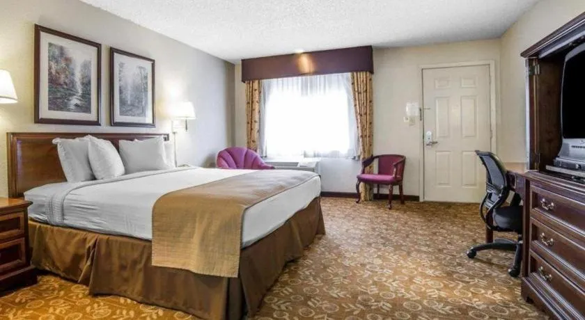 Bed in Quality Inn & Suites Minden