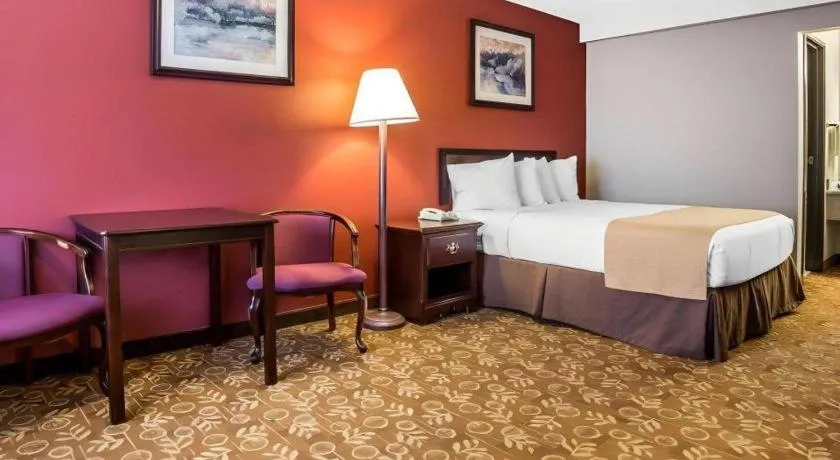 Bed in Quality Inn & Suites Minden