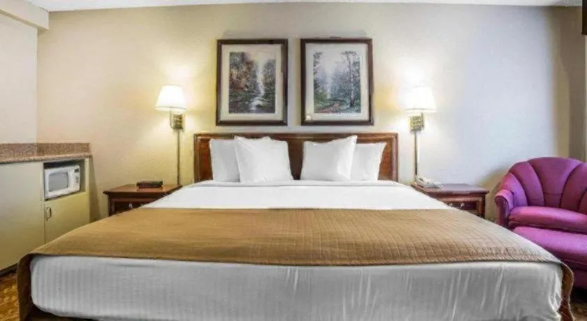 Bed in Quality Inn & Suites Minden
