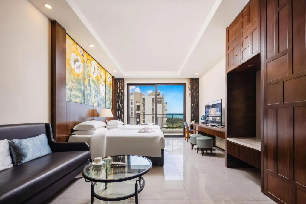 Bed in Boao Holliyard Hotel