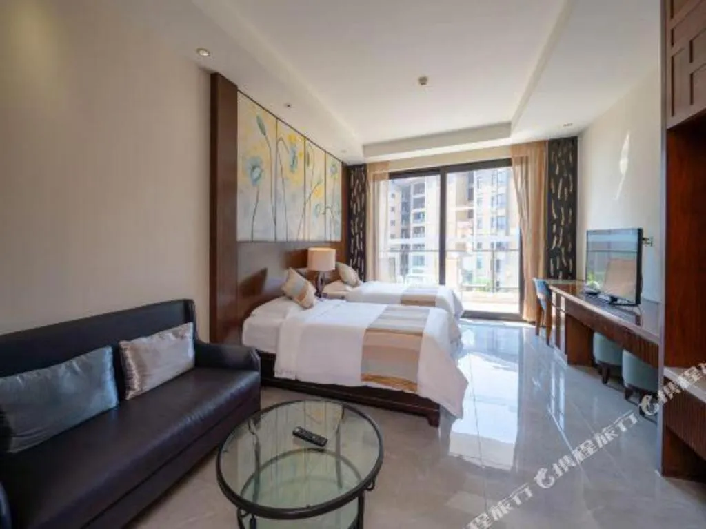 Bed in Boao Holliyard Hotel