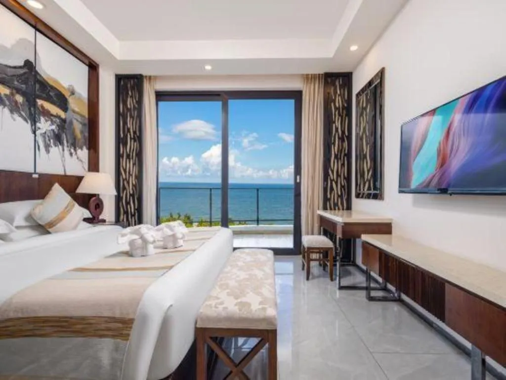 Bed in Boao Holliyard Hotel