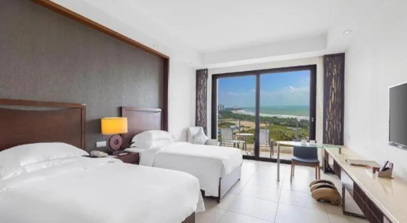 Bed in Boao Holliyard Hotel