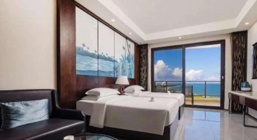 Bed in Boao Holliyard Hotel