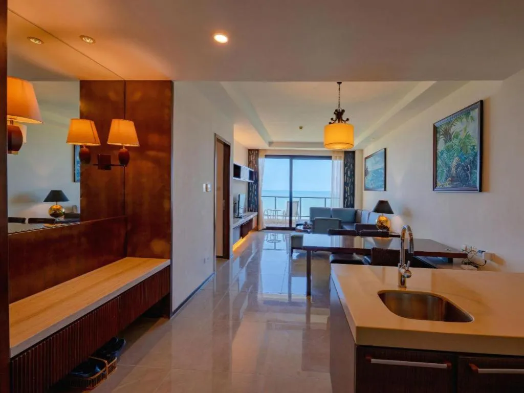 Bed in Boao Holliyard Hotel