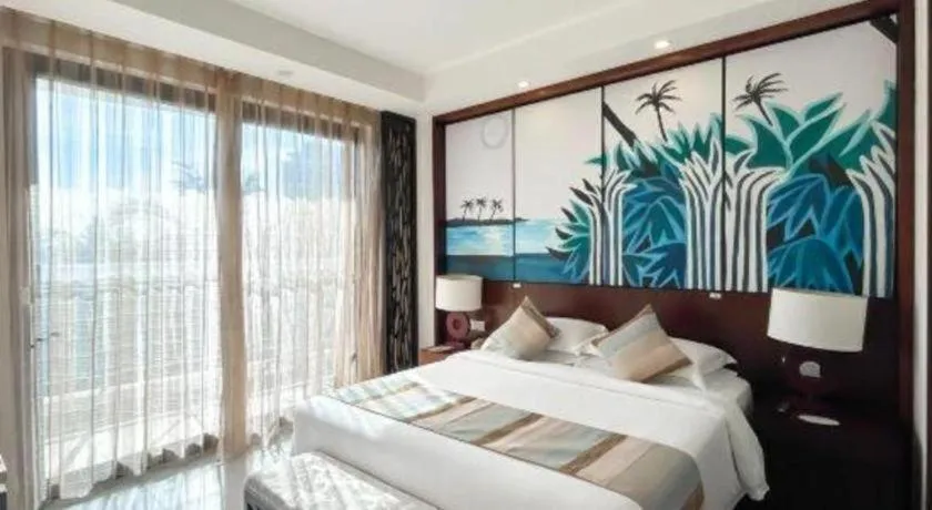 Bed in Boao Holliyard Hotel