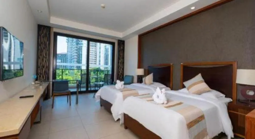 Bed in Boao Holliyard Hotel