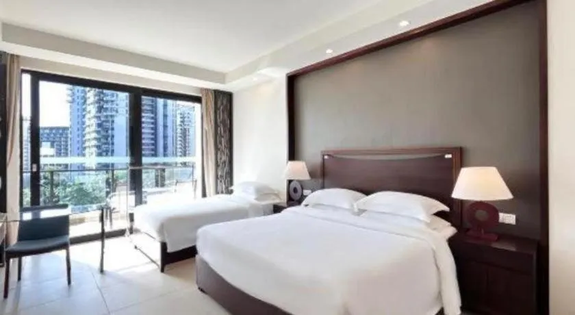 Bed in Boao Holliyard Hotel