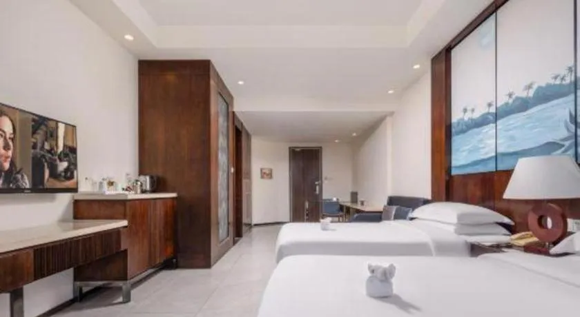 Bed in Boao Holliyard Hotel