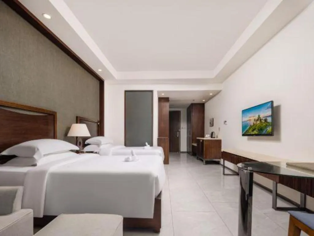 Bed in Boao Holliyard Hotel