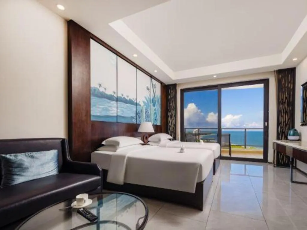 Bed in Boao Holliyard Hotel