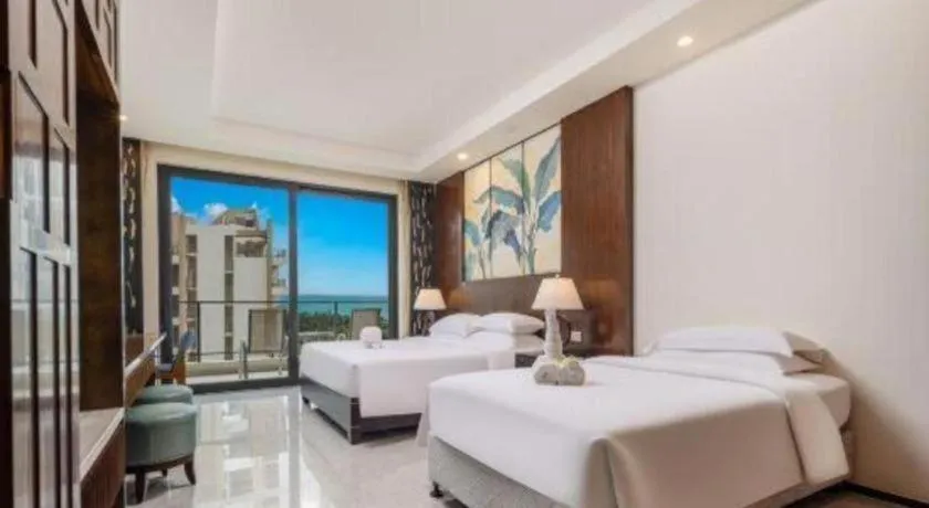 Bed in Boao Holliyard Hotel