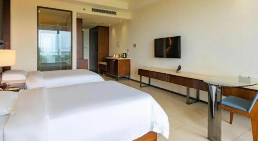 Bed in Boao Holliyard Hotel