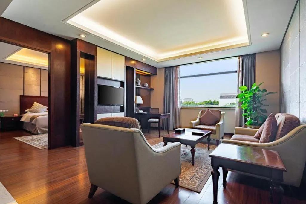 Bed in Ramada by Wyndham Suzhou Luzhi