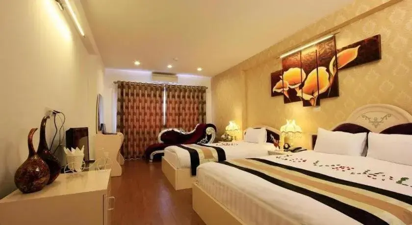 Bed in Hanoi Inner Hotel Bed in Hanoi Inner Hotel