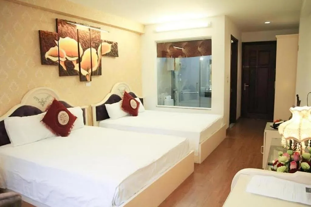 Bed in Hanoi Inner Hotel