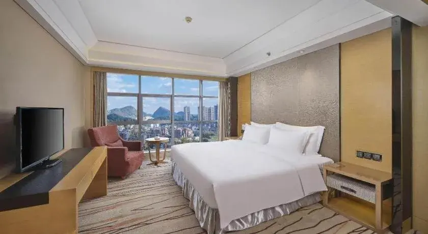 Bed in Grand Skylight International Hotel Guiyang Bed in Grand Skylight International Hotel Guiyang