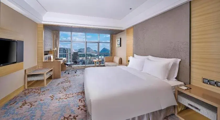 Bed in Grand Skylight International Hotel Guiyang Bed in Grand Skylight International Hotel Guiyang