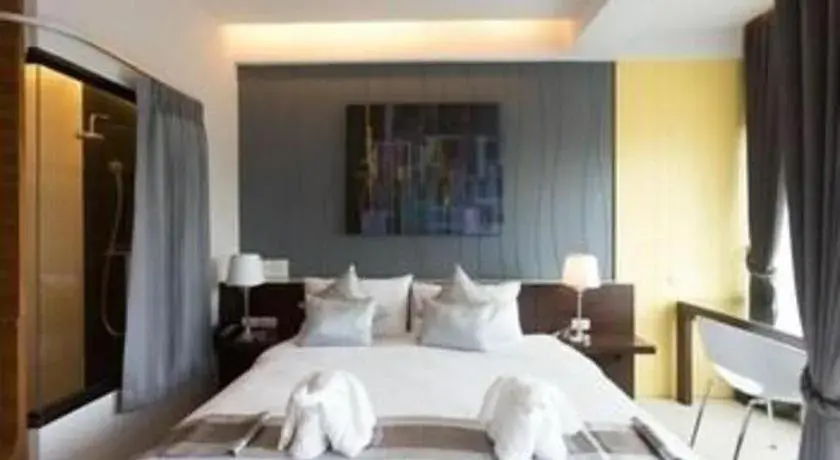 Bed in Vulcano Hotel at Nimman Bed in Vulcano Hotel at Nimman