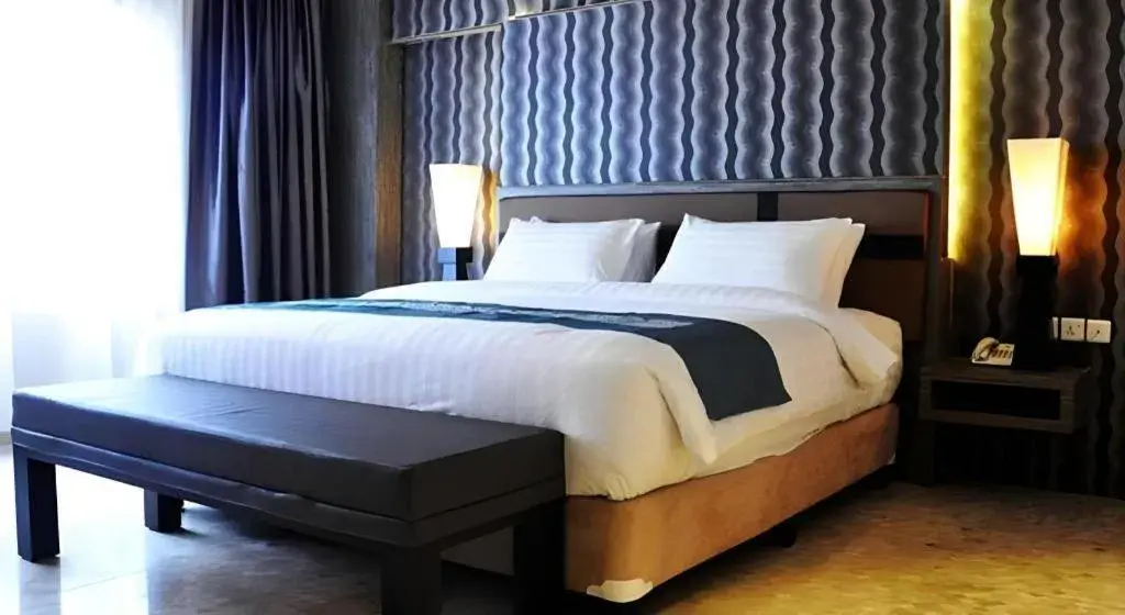 Bed in Zia Hotel Boutique Batam Bed in Zia Hotel Boutique Batam