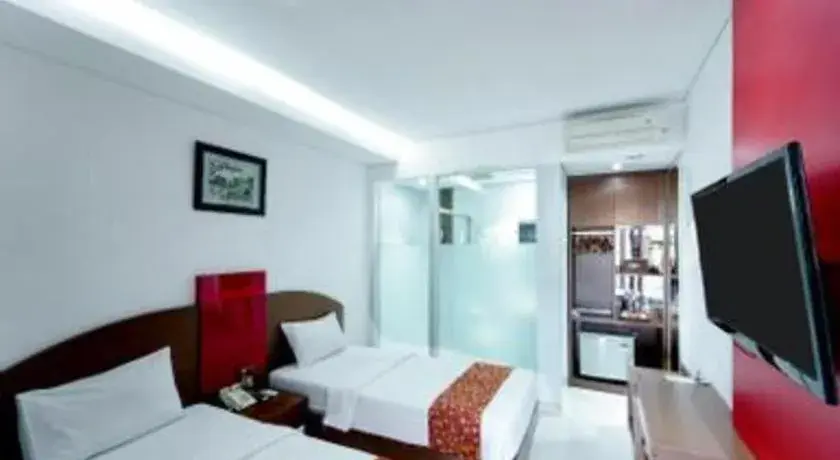 Bed in Kenari Asri Hotel Bed in Kenari Asri Hotel