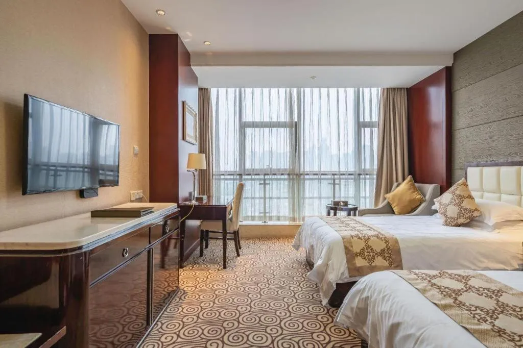 Bed in Hangzhou Huachen Fengting Hotel