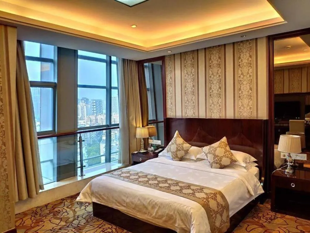 Bed in Hangzhou Huachen Fengting Hotel