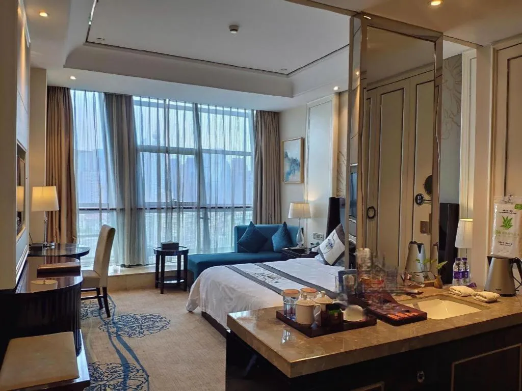 Bed in Hangzhou Huachen Fengting Hotel