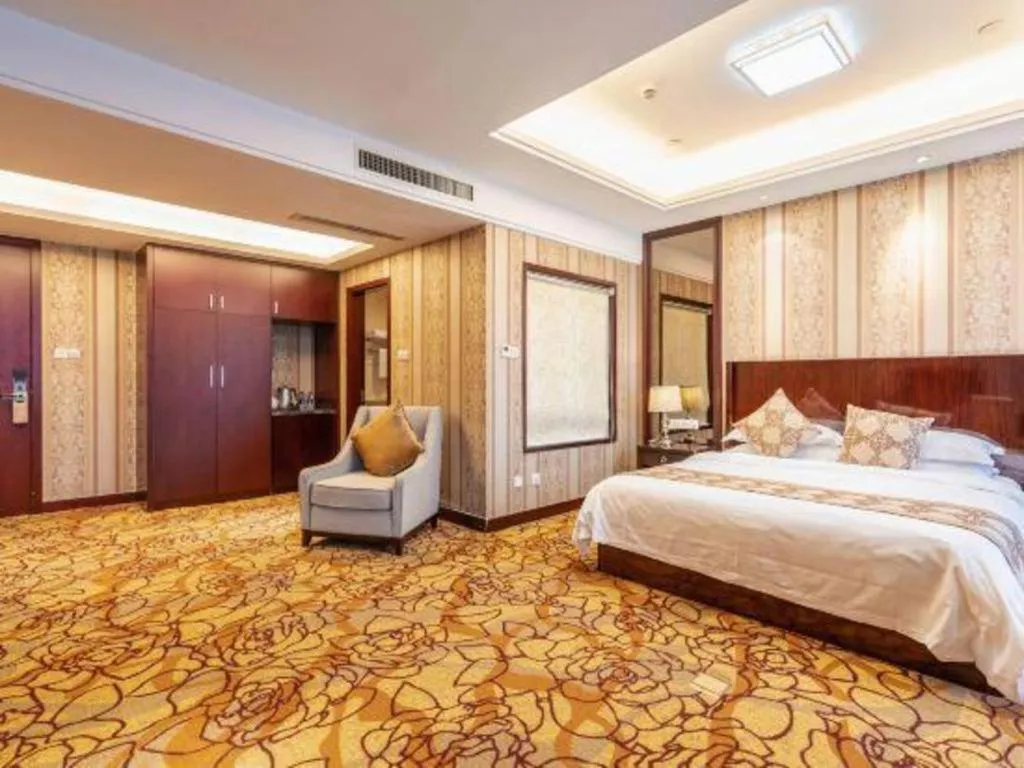 Bed in Hangzhou Huachen Fengting Hotel