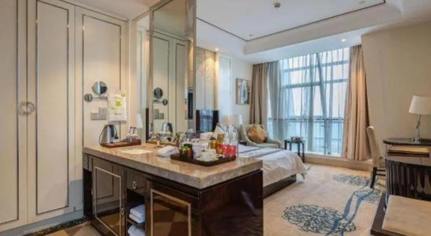 Bed in Hangzhou Huachen Fengting Hotel