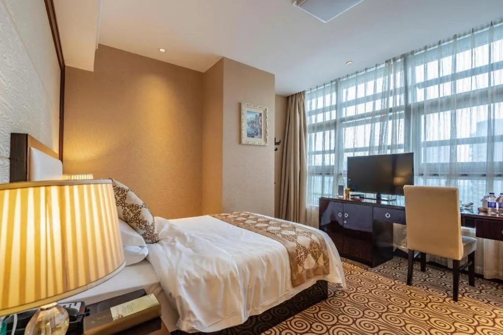 Bed in Hangzhou Huachen Fengting Hotel