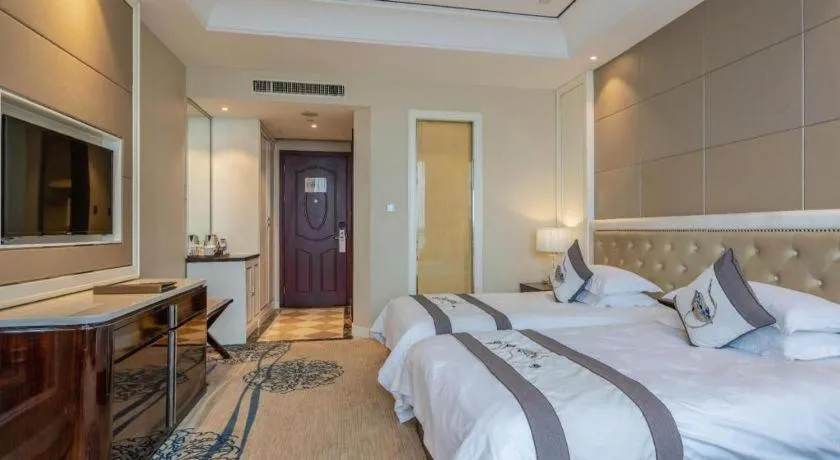 Bed in Hangzhou Huachen Fengting Hotel