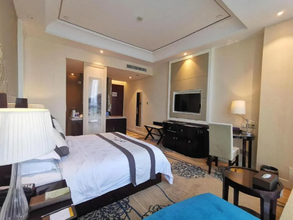 Bed in Hangzhou Huachen Fengting Hotel