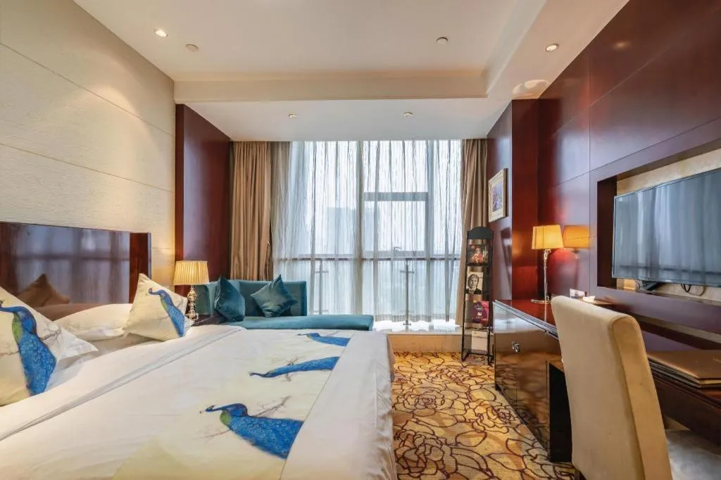 Bed in Hangzhou Huachen Fengting Hotel