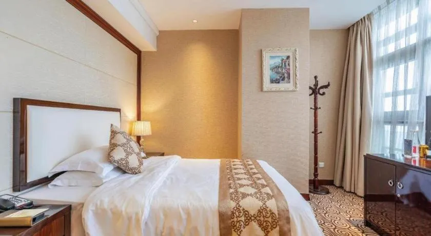 Bed in Hangzhou Huachen Fengting Hotel