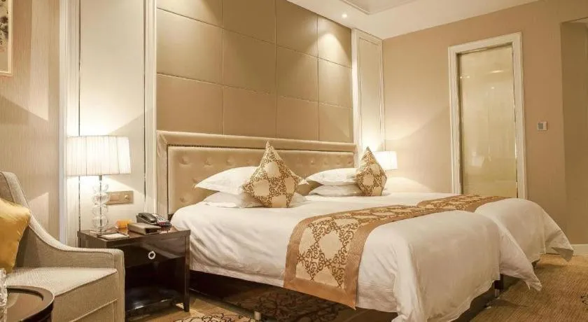 Bed in Hangzhou Huachen Fengting Hotel