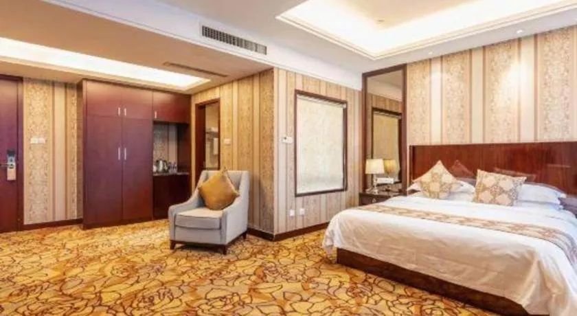 Bed in Hangzhou Huachen Fengting Hotel