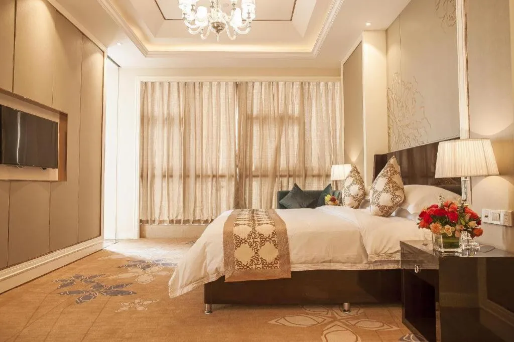 Bed in Hangzhou Huachen Fengting Hotel