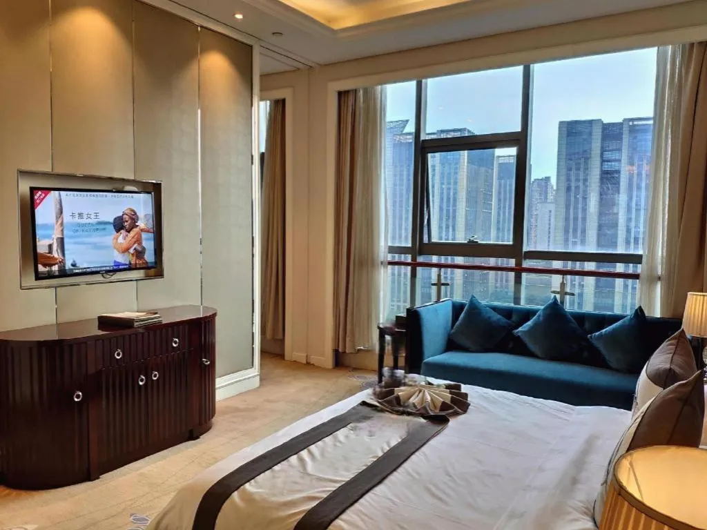 Bed in Hangzhou Huachen Fengting Hotel