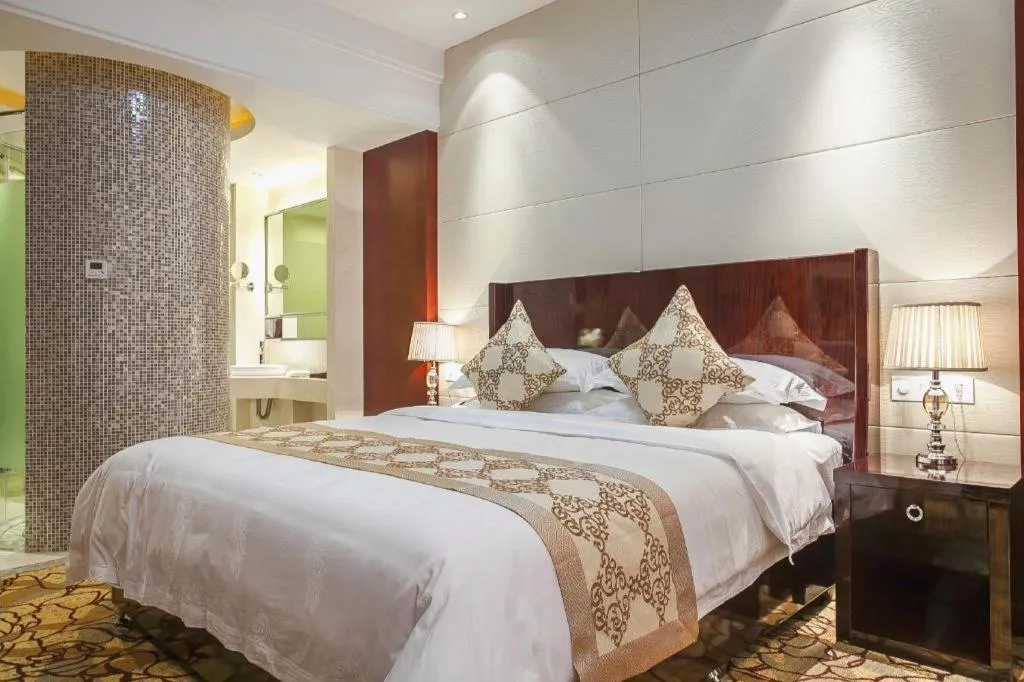 Bed in Hangzhou Huachen Fengting Hotel
