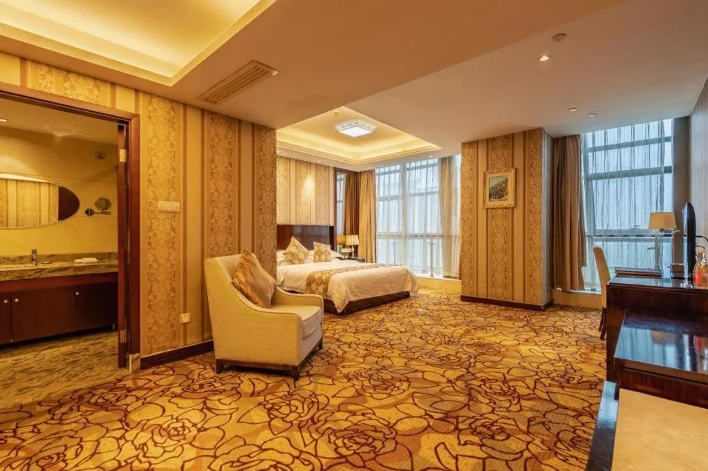 Bed in Hangzhou Huachen Fengting Hotel