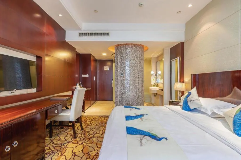 Bed in Hangzhou Huachen Fengting Hotel