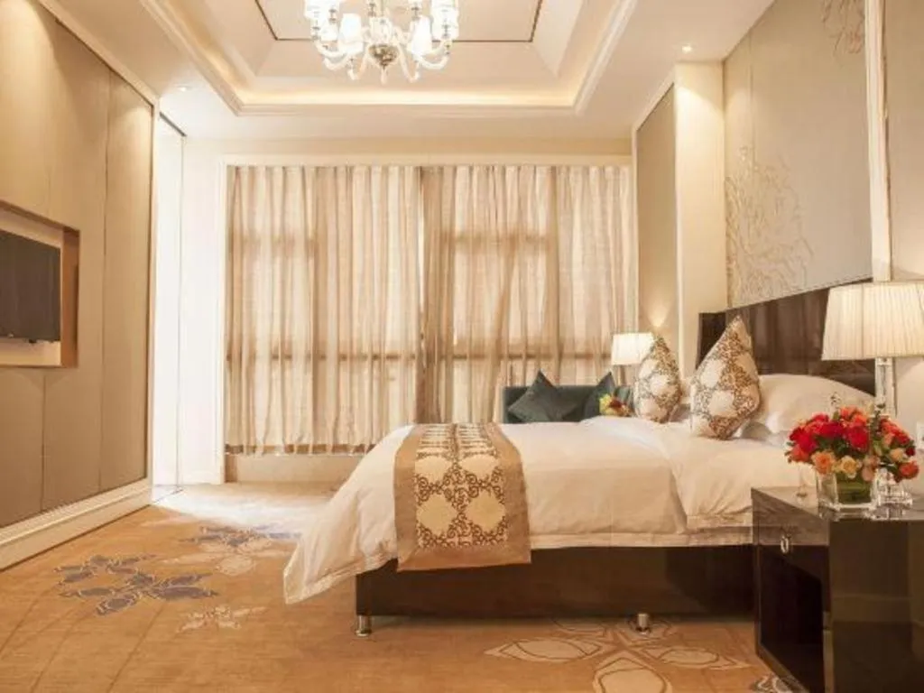 Bed in Hangzhou Huachen Fengting Hotel