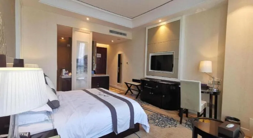 Bed in Hangzhou Huachen Fengting Hotel