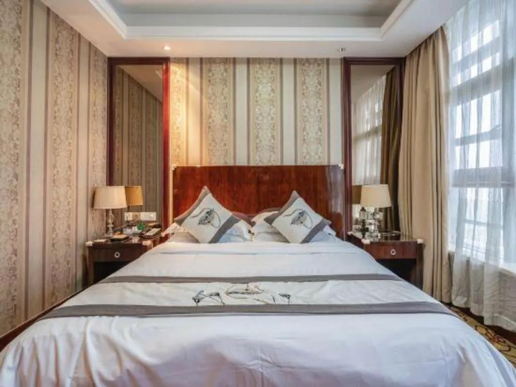 Bed in Hangzhou Huachen Fengting Hotel